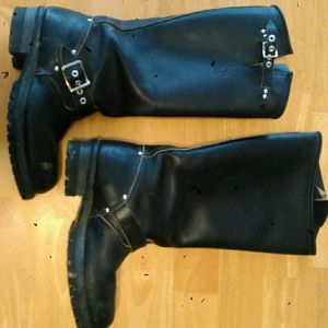 Carolina leather engineer boots